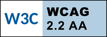 W3C WCAG 2.2 AA